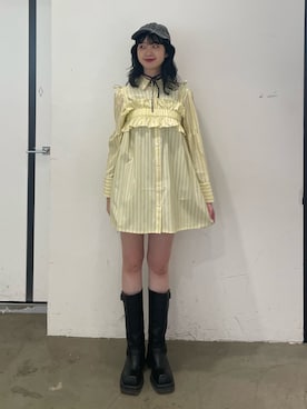 「jouetie（ジュエティ）のアイテム」を使った、MIYUさん（骨格ナチュラル・レディース・168cm）の冬コーディネート