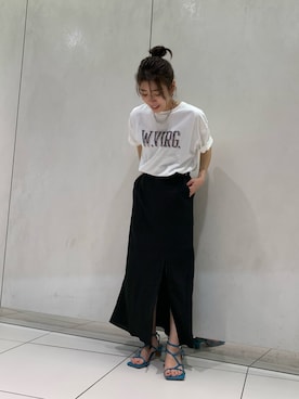 宮地玲奈さん（レディース・153cm）の春コーディネート