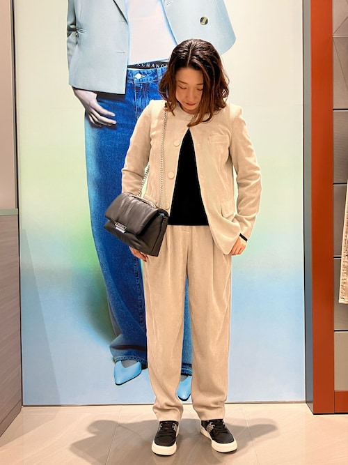 ARMANI EXCHANGE ジャケット ノーカラージャケット 「A|X アルマーニ