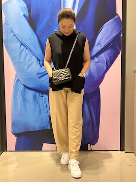 「ARMANI EXCHANGE（アルマーニエクスチェンジ）のアイテム」を使った、Iku.Yさん（レディース・168cm）の秋コーディネート