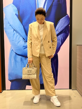 「アイテム（パンツ）」を使った、Iku.Yさん（レディース・168cm）の秋コーディネート