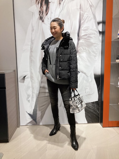 A|X アルマーニ エクスチェンジ】ジオメトリック ミニハンドバッグ