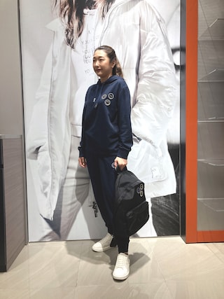 ARMANI EXCHANGE(アルマーニエクスチェンジ)の「【A|Xアルマーニ ショッピング純正 【A|Xアルマーニ エクスチェンジ】ネオプレン ジップアップパーカ パーカー