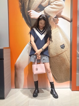「AXchange」｜「アイテム（その他）」を使った、Iku.Yさん（レディース・168cm）の秋コーディネート