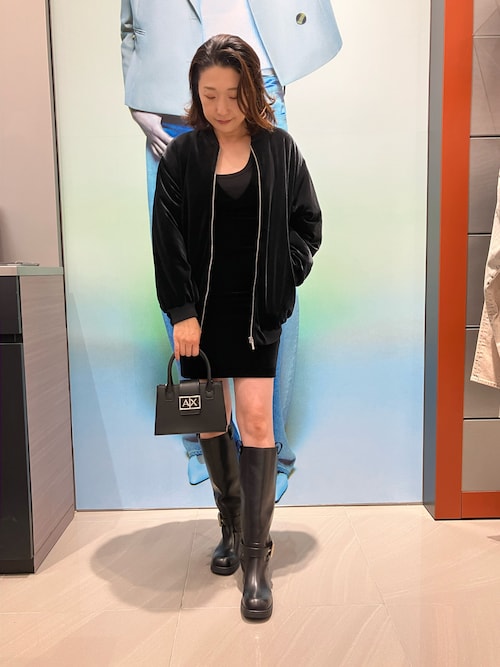 A|X アルマーニ エクスチェンジ】AXロゴ ミニバッグ（ハンドバッグ