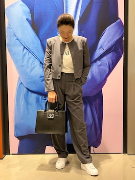 「アイテム（パンツ）」を使った、Iku.Yさん（レディース・168cm）の秋コーディネート