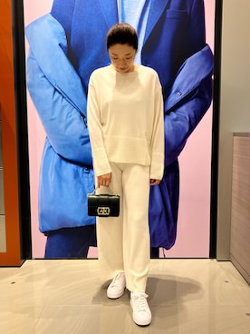 「ARMANI EXCHANGE（アルマーニエクスチェンジ）のアイテム」を使った、Iku.Yさん（レディース・168cm）の秋コーディネート