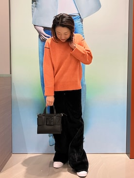 「ARMANI EXCHANGE（アルマーニエクスチェンジ）のアイテム」を使った、Iku.Yさん（レディース・168cm）の秋コーディネート