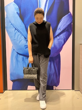 「アイテム（パンツ）」を使った、Iku.Yさん（レディース・168cm）の秋コーディネート