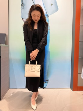 「アイテム（ハンドバッグ）」を使った、Iku.Yさん（レディース・168cm）の秋コーディネート
