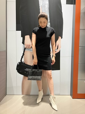 「ARMANI EXCHANGE（アルマーニエクスチェンジ）のアイテム」を使った、Iku.Yさん（レディース・168cm）の夏コーディネート