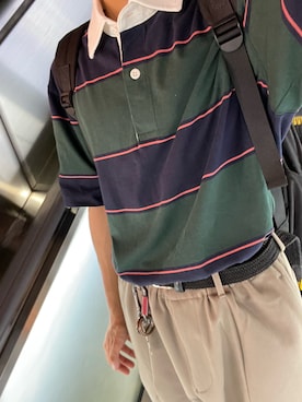 「ジーユー」｜ゆきさん（メンズ・164cm）の夏コーディネート