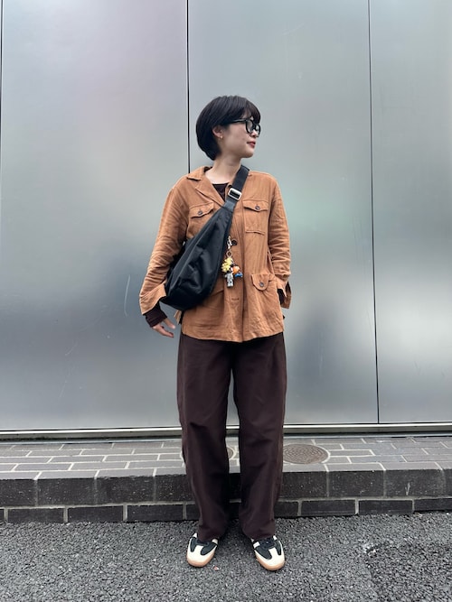 ラスト1点 新作 バッグ ブラウン bijoux  shoulder エピュレ S クロスボディバッグ ブラウン - レザー | ロンシャン JP
