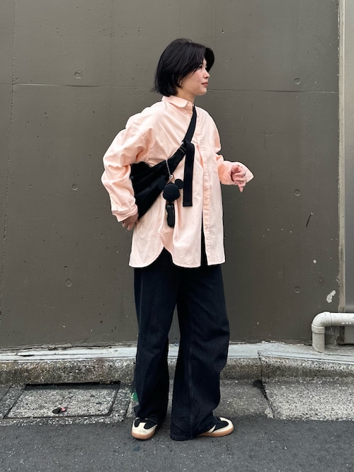 3/4～価格改定》クラウズナイロンラウンドビッグショルダーバッグ(CE