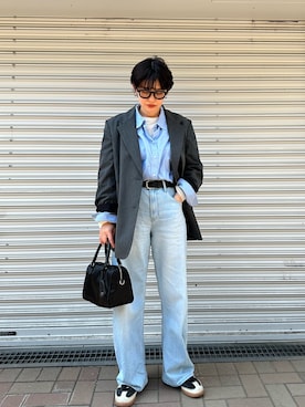 「russet（ラシット）のアイテム」を使った、oshimaanさん（レディース・158cm）の春コーディネート