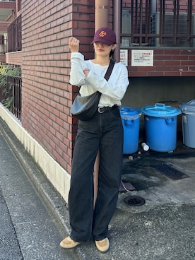 「russet（ラシット）のアイテム」を使った、oshimaanさん（レディース・158cm）の秋コーディネート