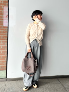 「russet（ラシット）のアイテム」を使った、oshimaanさん（レディース・158cm）の春コーディネート