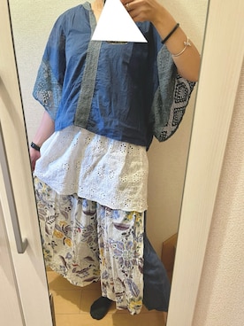 「MALAIKA（マライカ）のアイテム」を使った、el patitoさん（レディース・158cm）の春コーディネート