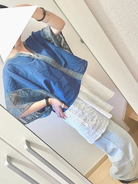 「MALAIKA（マライカ）のアイテム」を使った、el patitoさん（レディース・158cm）の春コーディネート