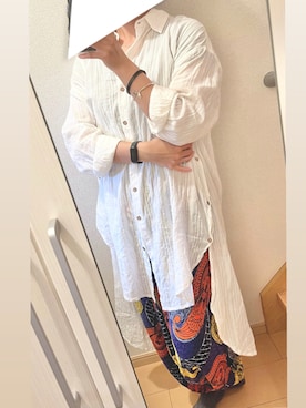 「MALAIKA（マライカ）のアイテム」を使った、el patitoさん（レディース・158cm）の春コーディネート
