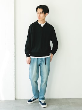 Koji Yojimaさん（メンズ・180cm）の春コーディネート