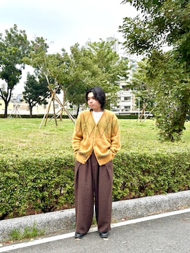 「アイテム（パンツ）」を使った、dobuudobさん（メンズ・166cm）の秋コーディネート