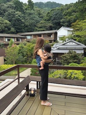 「アイテム（サンダル）」を使った、miyuさん（レディース・151cm・20代）の秋コーディネート