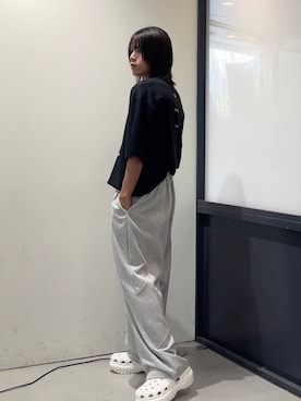 「ALAND（エーランド）のアイテム（スウェットパンツ）」を使った、princeiskettyさん（メンズ・170cm）の夏コーディネート