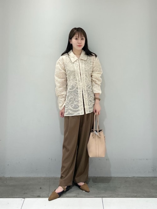 ポリエステルブレンド ツイルバックゴムパンツ（その他パンツ