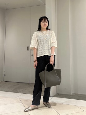 「LAPUIS（ラピュイ）のアイテム（アクセサリー）」を使った、HINAさん（レディース・156cm）の夏コーディネート