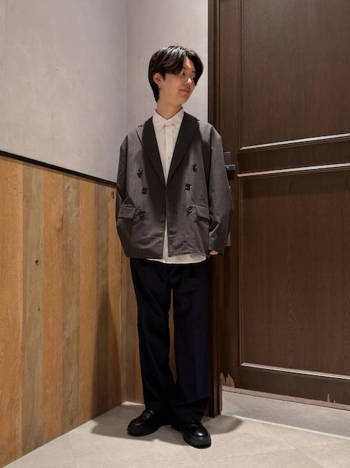 セール】Extra Fabric Design Tuck Slacks/TRWワンタックスラックス