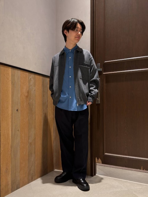 セール】Extra Fabric Design Tuck Slacks/TRWワンタックスラックス
