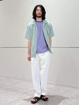 室川さん(メンズ・178cm)の夏コーディネート