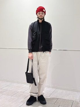 室川さんのコーディネート