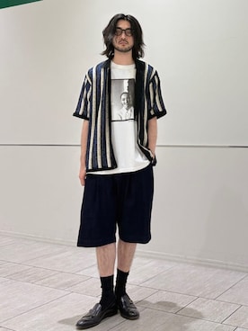 室川さん(メンズ・178cm)の夏コーディネート