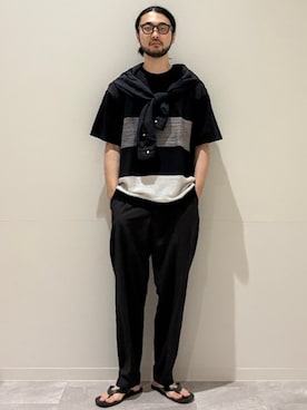 室川さん(メンズ・178cm)の夏コーディネート