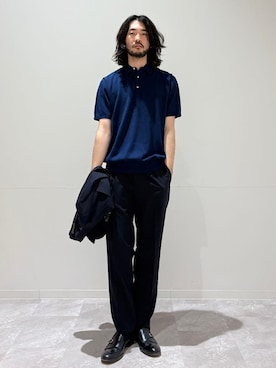 「SHIPS Colors（シップス カラーズ）のアイテム（テーラードジャケット）」を使った、室川さん（メンズ・178cm）の夏コーディネート