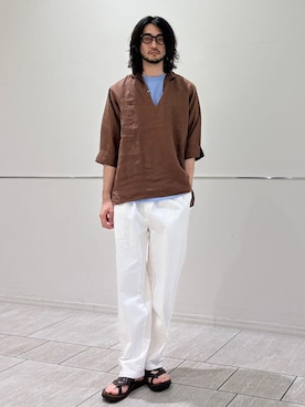 室川さんのコーディネート