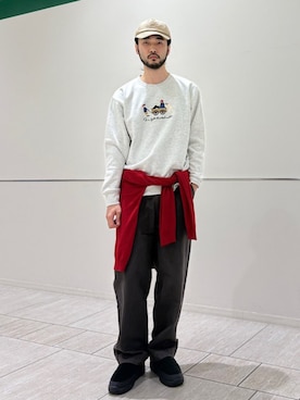 室川さんのコーディネート