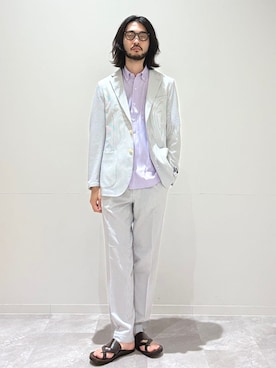 室川さん(メンズ・178cm)の夏コーディネート