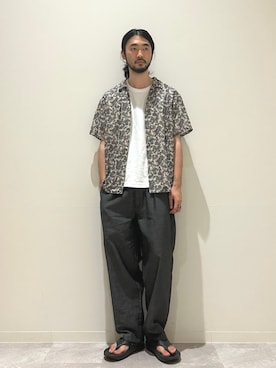 室川さん(メンズ・178cm)の夏コーディネート