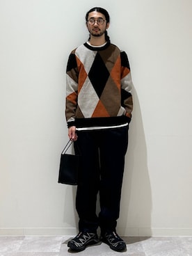 室川さん（メンズ・178cm）の秋コーディネート