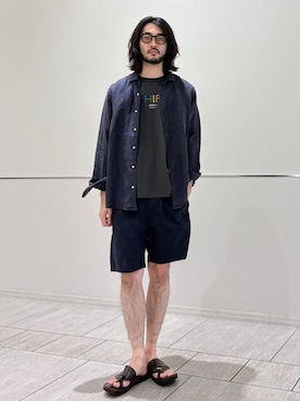 室川さんのコーディネート