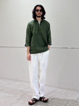 室川さん(メンズ・178cm)の夏コーディネート