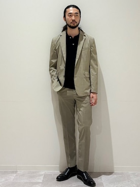 「アイテム（ジャケット/アウター）」を使った、室川さん（メンズ・178cm）の夏コーディネート