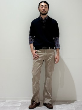 室川さんのコーディネート