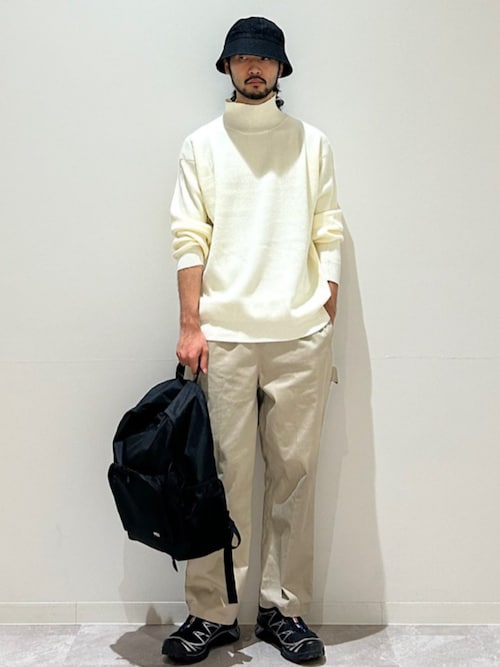 ニット セール】SHIPS Colors:〈洗濯機可能〉畔編み ハイネック ニット