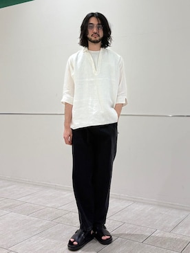 室川さん(メンズ・178cm)の夏コーディネート