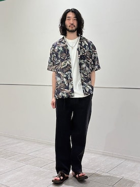 室川さん(メンズ・178cm)の夏コーディネート
