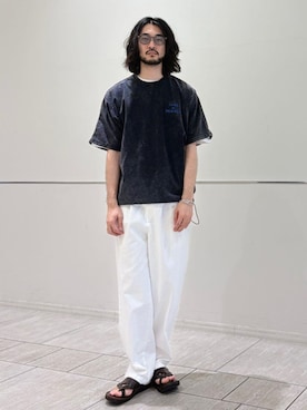 室川さん(メンズ・178cm)の夏コーディネート